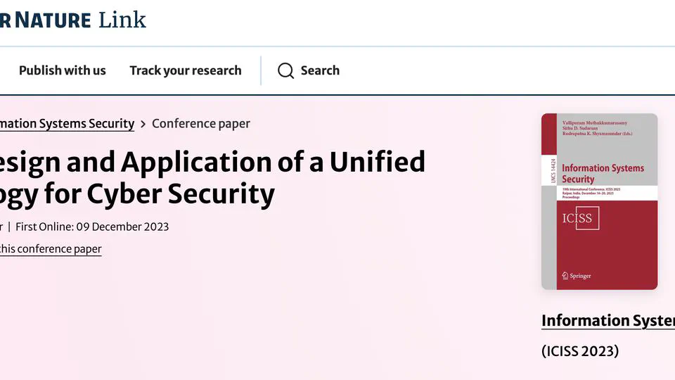 Got a paper accepted at ICISS 2023!